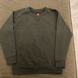 5 for $10 EUC Hanes kids sweatshirt size small army green